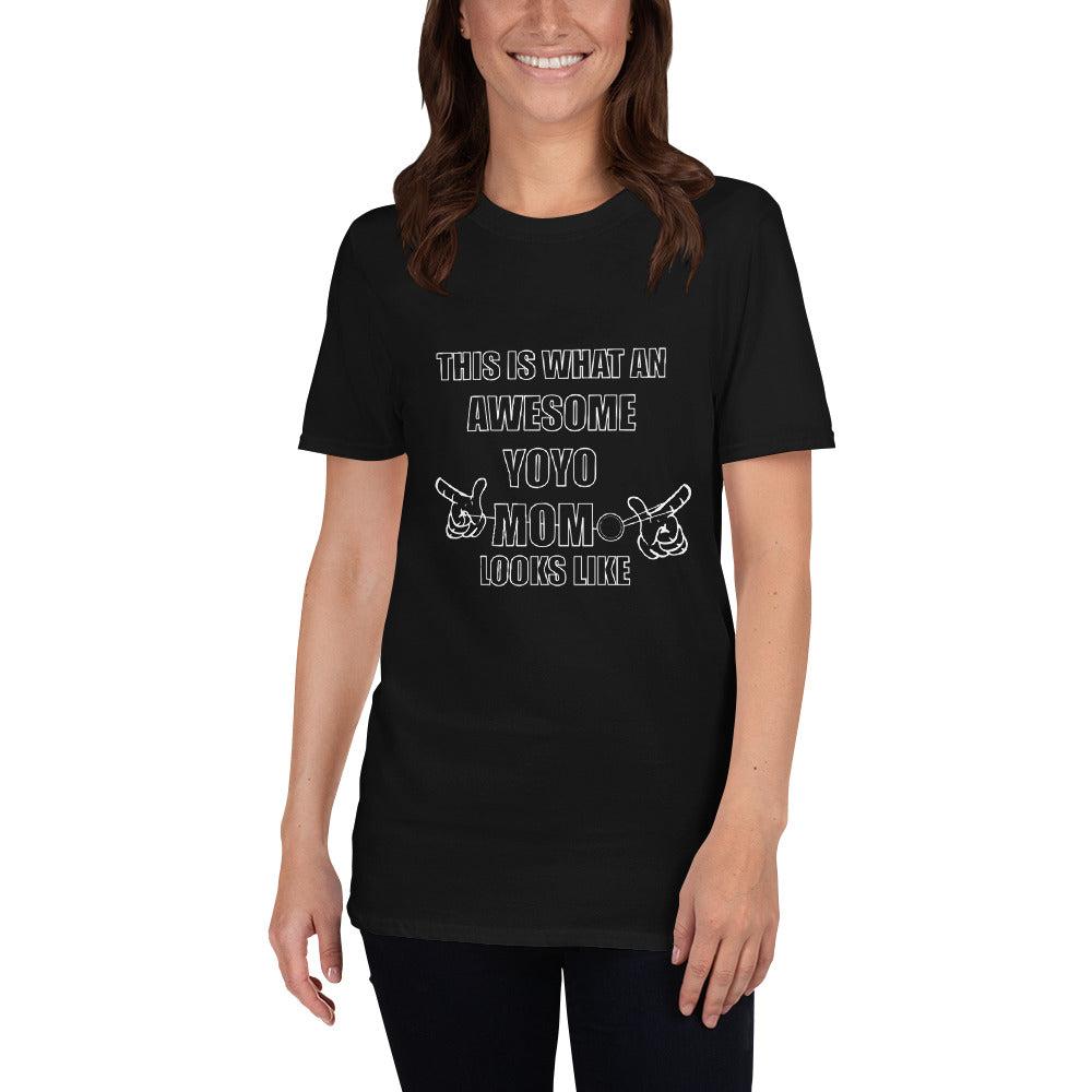 Awesome Yoyo Mom T-shirt (womens)